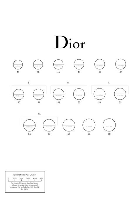 dior ring damen gold|dior ring size chart.